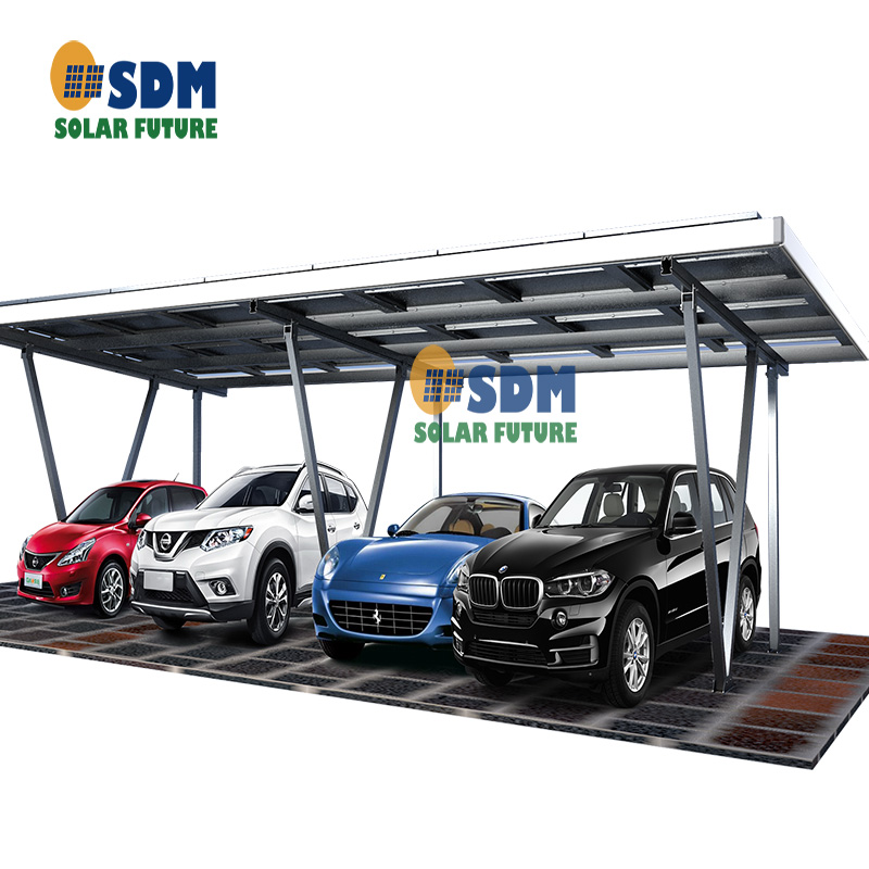 Aluminium alloy solar carport